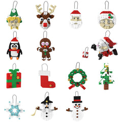 Christmas Pendant - MOC MOC Building Block Bricks |MocPixel Christmas Pendant - MOC MOC Building Block Bricks |MocPixel - 14 Sets Combo Lego Block Sets Alternative