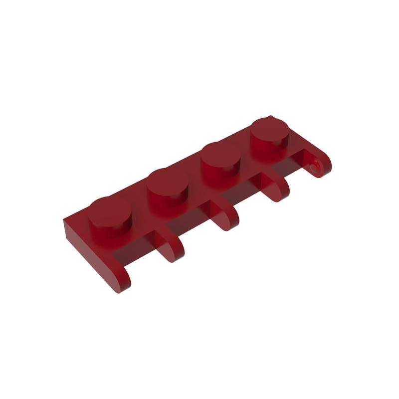 Hinge Vehicle Roof Holder 1 x 4 #4315 Hinge Vehicle Roof Holder 1 x 4 #4315 - 14-Dark Red Lego Block Sets Alternative