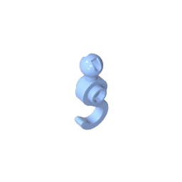 Hook with Towball #30395 Hook with Towball #30395 - 53-Bright Light Blue Lego Block Sets Alternative