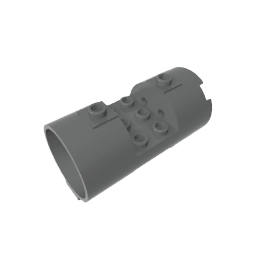 Cylinder 3 x 6 x 2 2/3 Horizontal Open Studs #30360 Cylinder 3 x 6 x 2 2/3 Horizontal Open Studs #30360 - 72-Dark Bluish Gray Lego Block Sets Alternative