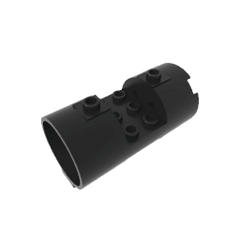 Cylinder 3 x 6 x 2 2/3 Horizontal Open Studs #30360 Cylinder 3 x 6 x 2 2/3 Horizontal Open Studs #30360 - 80-Black Lego Block Sets Alternative