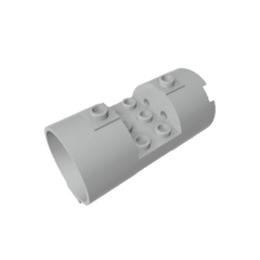 Cylinder 3 x 6 x 2 2/3 Horizontal Open Studs #30360 Cylinder 3 x 6 x 2 2/3 Horizontal Open Studs #30360 - 71-Light Bluish Gray Lego Block Sets Alternative