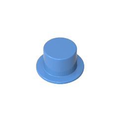 Minifig Top Hat #3878 Minifig Top Hat #3878 - 52-Medium Blue Lego Block Sets Alternative