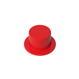 Minifig Top Hat #3878 Minifig Top Hat #3878 - 10-Red Lego Block Sets Alternative