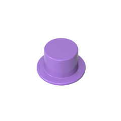 Minifig Top Hat #3878 Minifig Top Hat #3878 - 62-Medium Lavender Lego Block Sets Alternative