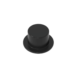Minifig Top Hat #3878 Minifig Top Hat #3878 - 80-Black Lego Block Sets Alternative