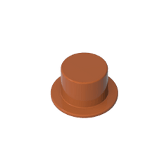 Minifig Top Hat #3878 Minifig Top Hat #3878 - 83-Dark Orange Lego Block Sets Alternative