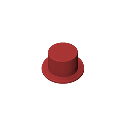 Minifig Top Hat #3878 Minifig Top Hat #3878 - 14-Dark Red Lego Block Sets Alternative