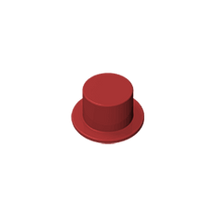 Minifig Top Hat #3878 Minifig Top Hat #3878 - 14-Dark Red Lego Block Sets Alternative