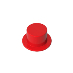 Minifig Top Hat #3878 Minifig Top Hat #3878 - 10-Red Lego Block Sets Alternative