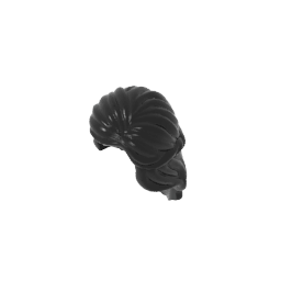 Minifig Hair Mid-Length with Braid around Sides #59363 Minifig Hair Mid-Length with Braid around Sides #59363 - 80-Black Lego Block Sets Alternative