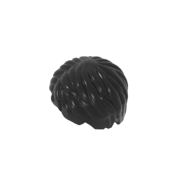 Minifig Hair Short, Tousled with Side Part #62810 Minifig Hair Short, Tousled with Side Part #62810 - 80-Black Lego Block Sets Alternative