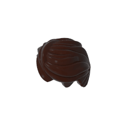 Minifig Hair Swept Back, Tousled #43753 Minifig Hair Swept Back, Tousled #43753 - 82-Dark Brown Lego Block Sets Alternative