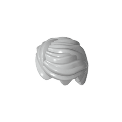 Minifig Hair Swept Back, Tousled #43753 Minifig Hair Swept Back, Tousled #43753 - 71-Light Bluish Gray Lego Block Sets Alternative