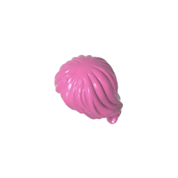 Minifig Hair Tousled and Layered #92746 Minifig Hair Tousled and Layered #92746 - 12-Dark Pink Lego Block Sets Alternative