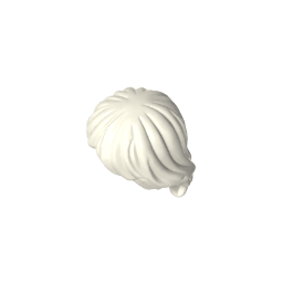 Minifig Hair Tousled and Layered #92746 Minifig Hair Tousled and Layered #92746 - 90-White Lego Block Sets Alternative