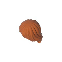 Minifig Hair Tousled and Layered #92746 Minifig Hair Tousled and Layered #92746 - 83-Dark Orange Lego Block Sets Alternative