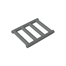 Bar 1 x 4 x 3 [End Tabs] #62113 Bar 1 x 4 x 3 [End Tabs] #62113 - 72-Dark Bluish Gray Lego Block Sets Alternative