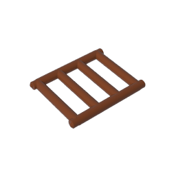Bar 1 x 4 x 3 [End Tabs] #62113 Bar 1 x 4 x 3 [End Tabs] #62113 - 81-Reddish Brown Lego Block Sets Alternative