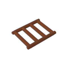 Bar 1 x 4 x 3 [End Tabs] #62113 Bar 1 x 4 x 3 [End Tabs] #62113 - 81-Reddish Brown Lego Block Sets Alternative
