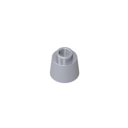 Cone 1.17 x 1.17 x 2/3 (Fez) #85975 Cone 1.17 x 1.17 x 2/3 (Fez) #85975 - 73-Flat Silver Lego Block Sets Alternative