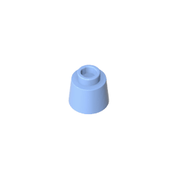 Cone 1.17 x 1.17 x 2/3 (Fez) #85975 Cone 1.17 x 1.17 x 2/3 (Fez) #85975 - 53-Bright Light Blue Lego Block Sets Alternative