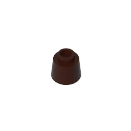 Cone 1.17 x 1.17 x 2/3 (Fez) #85975 Cone 1.17 x 1.17 x 2/3 (Fez) #85975 - 82-Dark Brown Lego Block Sets Alternative