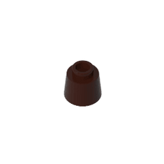 Cone 1.17 x 1.17 x 2/3 (Fez) #85975 Cone 1.17 x 1.17 x 2/3 (Fez) #85975 - 82-Dark Brown Lego Block Sets Alternative