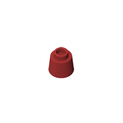 Cone 1.17 x 1.17 x 2/3 (Fez) #85975 Cone 1.17 x 1.17 x 2/3 (Fez) #85975 - 14-Dark Red Lego Block Sets Alternative