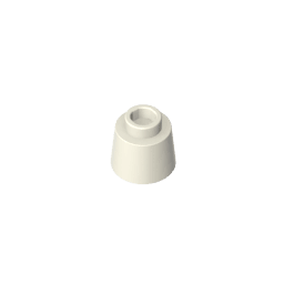 Cone 1.17 x 1.17 x 2/3 (Fez) #85975 Cone 1.17 x 1.17 x 2/3 (Fez) #85975 - 90-White Lego Block Sets Alternative