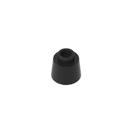 Cone 1.17 x 1.17 x 2/3 (Fez) #85975 Cone 1.17 x 1.17 x 2/3 (Fez) #85975 - 80-Black Lego Block Sets Alternative