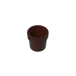 Bucket 1 x 1 x 1 #95343 Bucket 1 x 1 x 1 #95343 - 82-Dark Brown Lego Block Sets Alternative