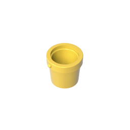 Bucket 1 x 1 x 1 #95343 Bucket 1 x 1 x 1 #95343 - 30-Yellow Lego Block Sets Alternative