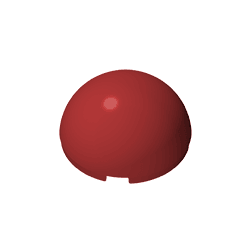 Dome Hemisphere 4 x 4 #86500 Dome Hemisphere 4 x 4 #86500 - 14-Dark Red Lego Block Sets Alternative