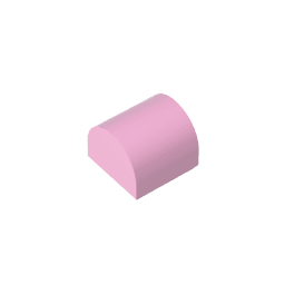 Brick Curved 1 x 1 x 2/3 Double Curved Top, No Studs #49307 Brick Curved 1 x 1 x 2/3 Double Curved Top, No Studs #49307 - 11-Bright Pink Lego Block Sets Alternative