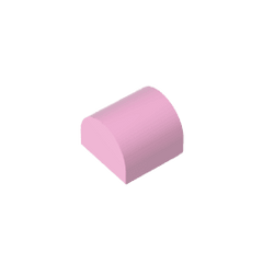 Brick Curved 1 x 1 x 2/3 Double Curved Top, No Studs #49307 Brick Curved 1 x 1 x 2/3 Double Curved Top, No Studs #49307 - 11-Bright Pink Lego Block Sets Alternative