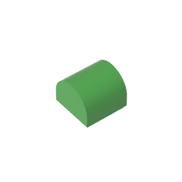 Brick Curved 1 x 1 x 2/3 Double Curved Top, No Studs #49307 Brick Curved 1 x 1 x 2/3 Double Curved Top, No Studs #49307 - 43-Bright Green Lego Block Sets Alternative