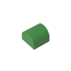 Brick Curved 1 x 1 x 2/3 Double Curved Top, No Studs #49307 Brick Curved 1 x 1 x 2/3 Double Curved Top, No Studs #49307 - 40-Green Lego Block Sets Alternative