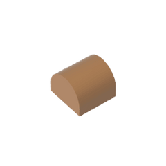 Brick Curved 1 x 1 x 2/3 Double Curved Top, No Studs #49307 Brick Curved 1 x 1 x 2/3 Double Curved Top, No Studs #49307 - 84-Medium Dark Flesh Lego Block Sets Alternative