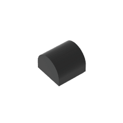 Brick Curved 1 x 1 x 2/3 Double Curved Top, No Studs #49307 Brick Curved 1 x 1 x 2/3 Double Curved Top, No Studs #49307 - 80-Black Lego Block Sets Alternative