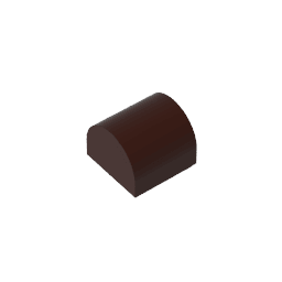 Brick Curved 1 x 1 x 2/3 Double Curved Top, No Studs #49307 Brick Curved 1 x 1 x 2/3 Double Curved Top, No Studs #49307 - 82-Dark Brown Lego Block Sets Alternative