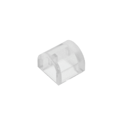 Brick Curved 1 x 1 x 2/3 Double Curved Top, No Studs #49307 Brick Curved 1 x 1 x 2/3 Double Curved Top, No Studs #49307 - 180-Trans Clear Lego Block Sets Alternative