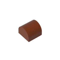 Brick Curved 1 x 1 x 2/3 Double Curved Top, No Studs #49307 Brick Curved 1 x 1 x 2/3 Double Curved Top, No Studs #49307 - 81-Reddish Brown Lego Block Sets Alternative