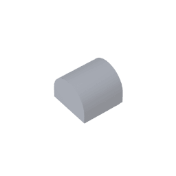 Brick Curved 1 x 1 x 2/3 Double Curved Top, No Studs #49307 Brick Curved 1 x 1 x 2/3 Double Curved Top, No Studs #49307 - 73-Flat Silver Lego Block Sets Alternative