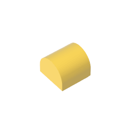 Brick Curved 1 x 1 x 2/3 Double Curved Top, No Studs #49307 Brick Curved 1 x 1 x 2/3 Double Curved Top, No Studs #49307 - 30-Yellow Lego Block Sets Alternative