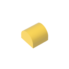 Brick Curved 1 x 1 x 2/3 Double Curved Top, No Studs #49307 Brick Curved 1 x 1 x 2/3 Double Curved Top, No Studs #49307 - 30-Yellow Lego Block Sets Alternative