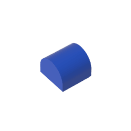 Brick Curved 1 x 1 x 2/3 Double Curved Top, No Studs #49307 Brick Curved 1 x 1 x 2/3 Double Curved Top, No Studs #49307 - 50-Blue Lego Block Sets Alternative