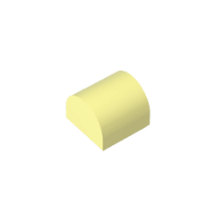 Brick Curved 1 x 1 x 2/3 Double Curved Top, No Studs #49307 Brick Curved 1 x 1 x 2/3 Double Curved Top, No Studs #49307 - 33-Bright Light Yellow Lego Block Sets Alternative