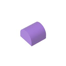 Brick Curved 1 x 1 x 2/3 Double Curved Top, No Studs #49307 Brick Curved 1 x 1 x 2/3 Double Curved Top, No Studs #49307 - 62-Medium Lavender Lego Block Sets Alternative