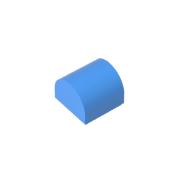 Brick Curved 1 x 1 x 2/3 Double Curved Top, No Studs #49307 Brick Curved 1 x 1 x 2/3 Double Curved Top, No Studs #49307 - 51-Dark Azure Lego Block Sets Alternative